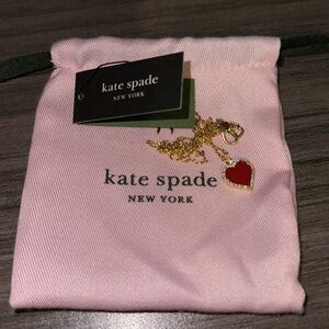 Kate Spade Red Heart Pendant Necklace - NWT comes with dust bag